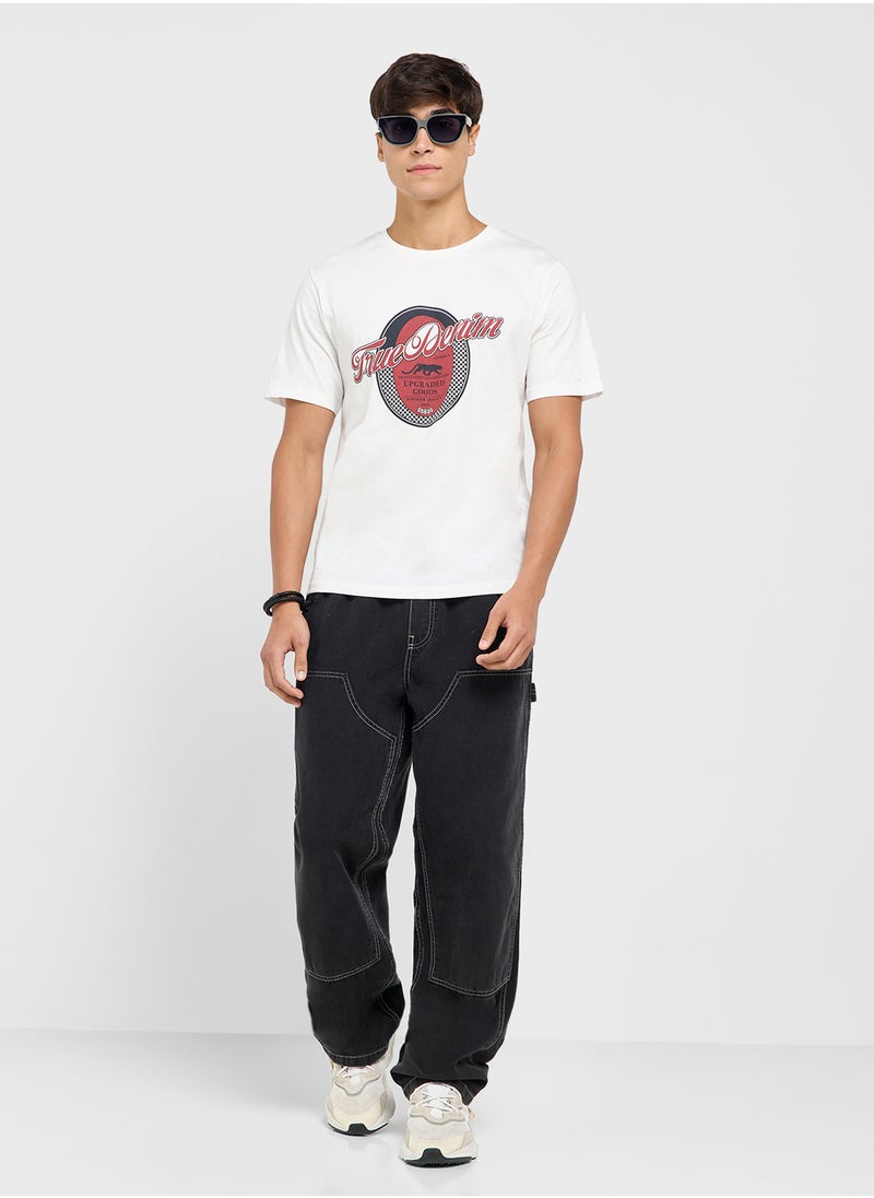 JJ Rebel by Jack & Jones Jrebgaso Crew Neck T-Shirt  - Image 4