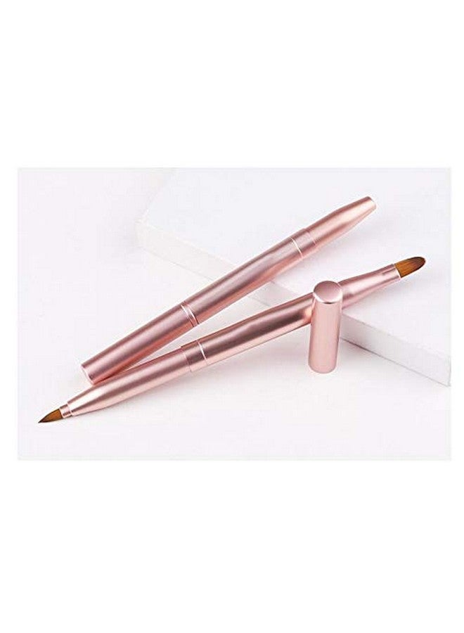 Liasun Exquisite Professional Lip Brush Multipurpose Twohead Applicatorsretractable Lipstick Brushes Lipstick Gloss Makeup Brush Tool For Women And Girls (Twohead)  - Image 5