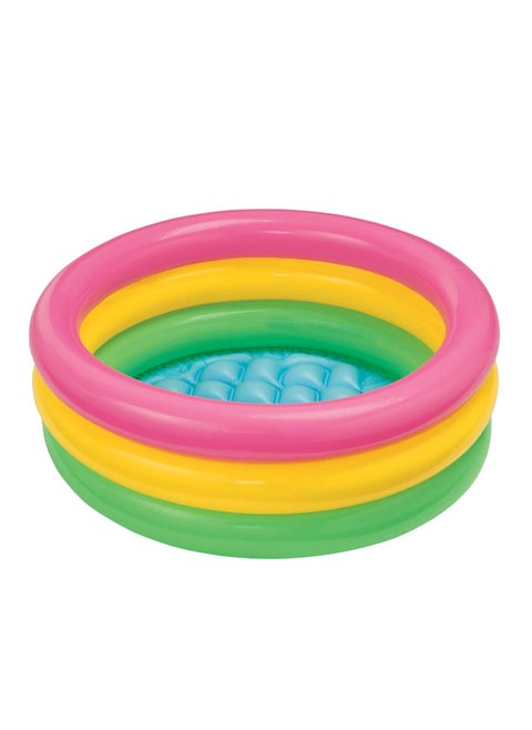 PVC Round Inflatable Sunset Glow Baby Pool Multicolor 25 x 86 x 86 cm 58924