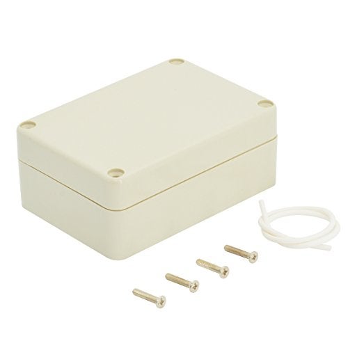 LeMotech Waterproof Dustproof IP65 ABS Plastic Junction Box Universal Electric Project Enclosure Pale Gray 3.3 x 2.3 x 1.3 inch (83 x 58 x 33 mm) - Image 1