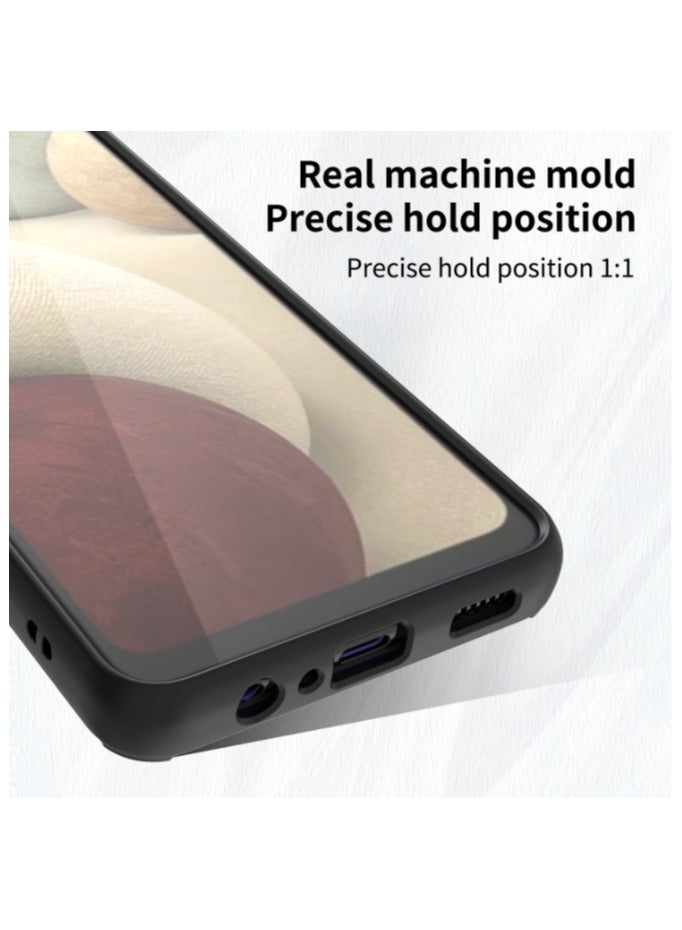لـ Redmi Note 14 4G Case ، TPU + Hard PC Magnetic Ring Car Mount Stand Bumper Cover Full Portection حالة هاتف مقاومة للصدمات لـ Redmi Note 14 4G ، أسود - Image 3