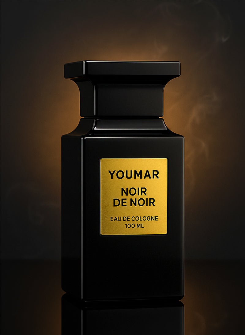 يومار عطر فاخر للرجال من مجموعة يومار رقم 0092 نوار دي نوار | عطر يدوم طويلًا بنفحات شرقية دافئة وحارة وترابية | أفضل عطر للرجال 100 مل - Image 2