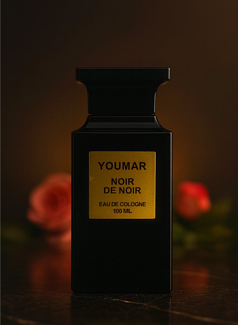 يومار عطر فاخر للرجال من مجموعة يومار رقم 0092 نوار دي نوار | عطر يدوم طويلًا بنفحات شرقية دافئة وحارة وترابية | أفضل عطر للرجال 100 مل - Image 4