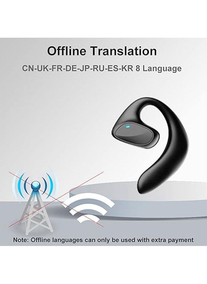 General - M8 Translation Headset, 144 Language Translation Device, 97% High-precision Two-Way Real-Time Translation, Music Call Support, for iOS for Android - Image 1