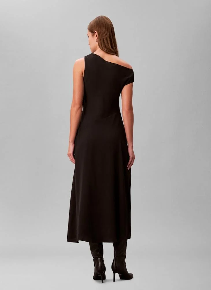 CALVIN KLEIN One Shoulder Maxi Dress