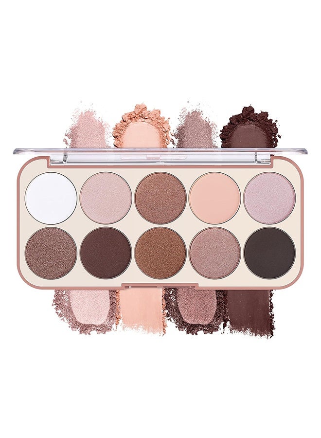 Miss Rose Professional Make-Up, 10-Colors Highlighter and Contour Kit: 2 In 1 Face Highlighter Contour Makeup Kit - Buildable Contour Powder Palette - Waterproof Long-Lasting Highlighter Palette - Image 1