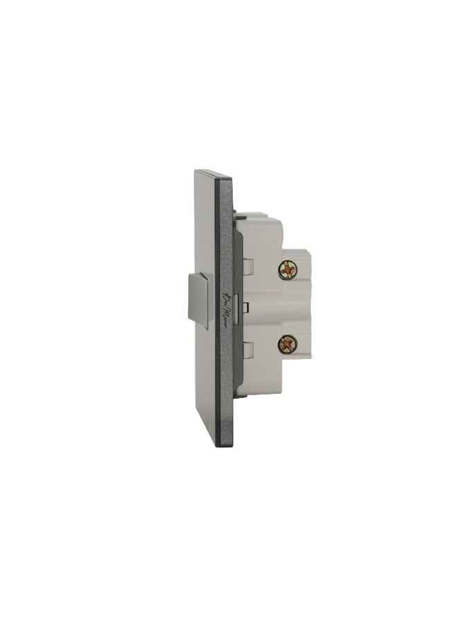 Donmarco 20A Switch – Ultra Thin Glass, Heavy-Duty Light and Appliance Control, Modern & Durable, Fire-Resistant Electric Switch, 15-Year Warranty, Wall Switch for Home and Office (Matt Grey) - Image 3