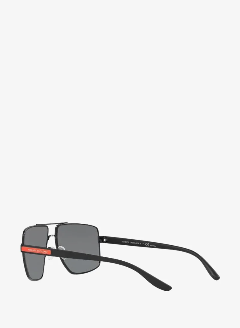 Armani Exchange  0Ax2037S Aviator Sunglasses for Men | Best Price UAE