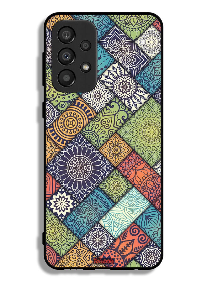 Tolwak Samsung Galaxy A33 5G Protective Case Cover Mandala Pattern - Image 1