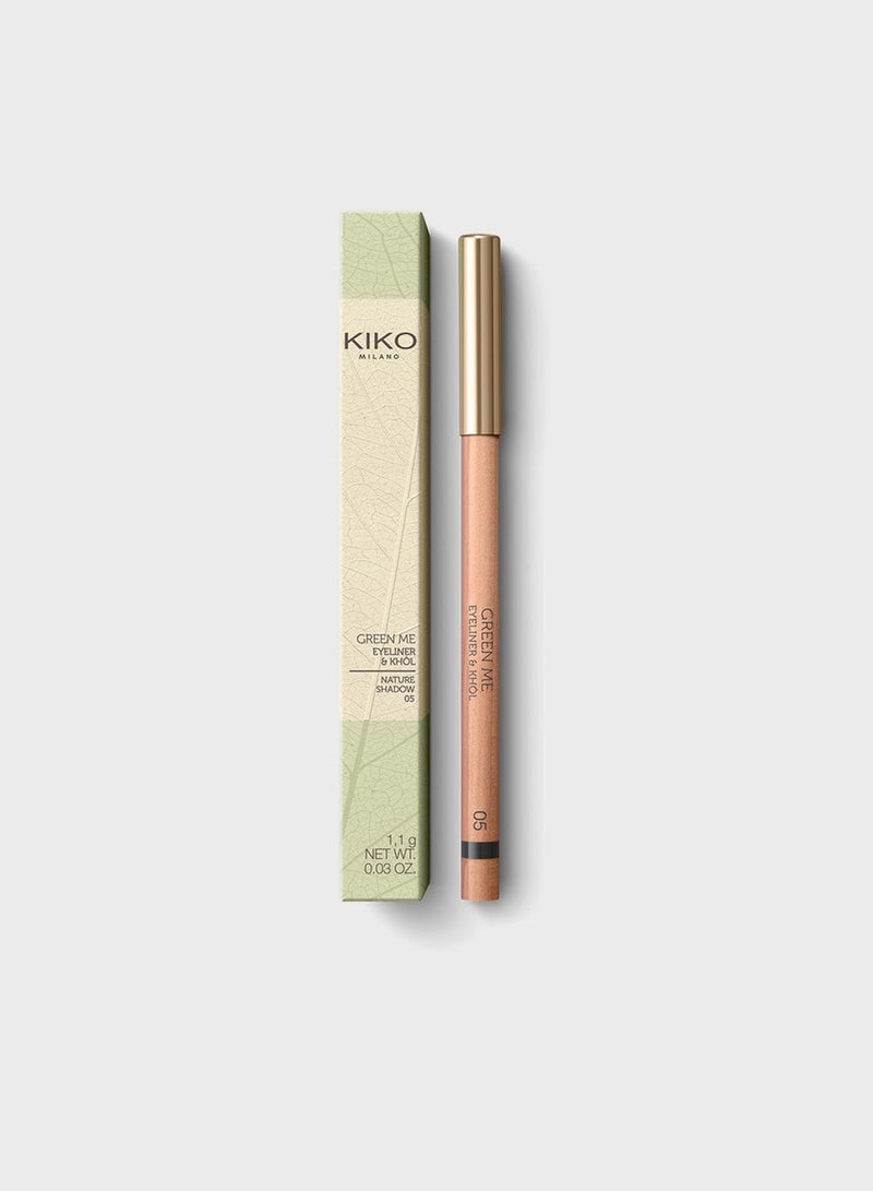 KIKO MILANO Green Me Eyeliner & Khol - 05 - Nature Shadow  - Image 3