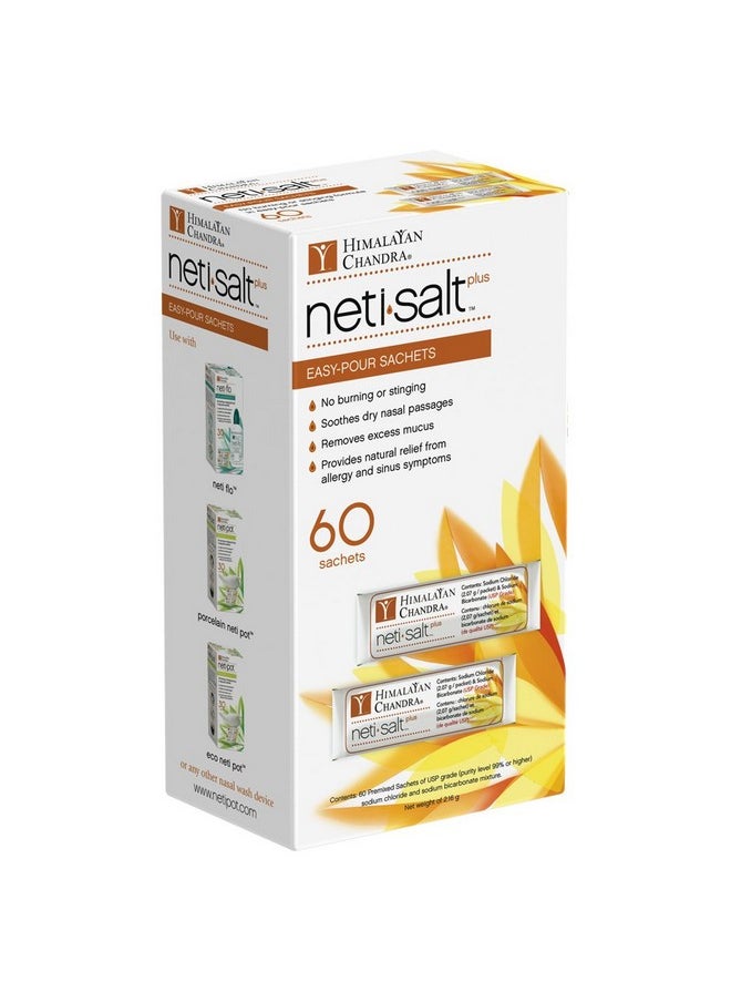 Himalayan Chandra Himalayan Chandra Neti Salt Plus Refill Sachet 60ct  - Image 1