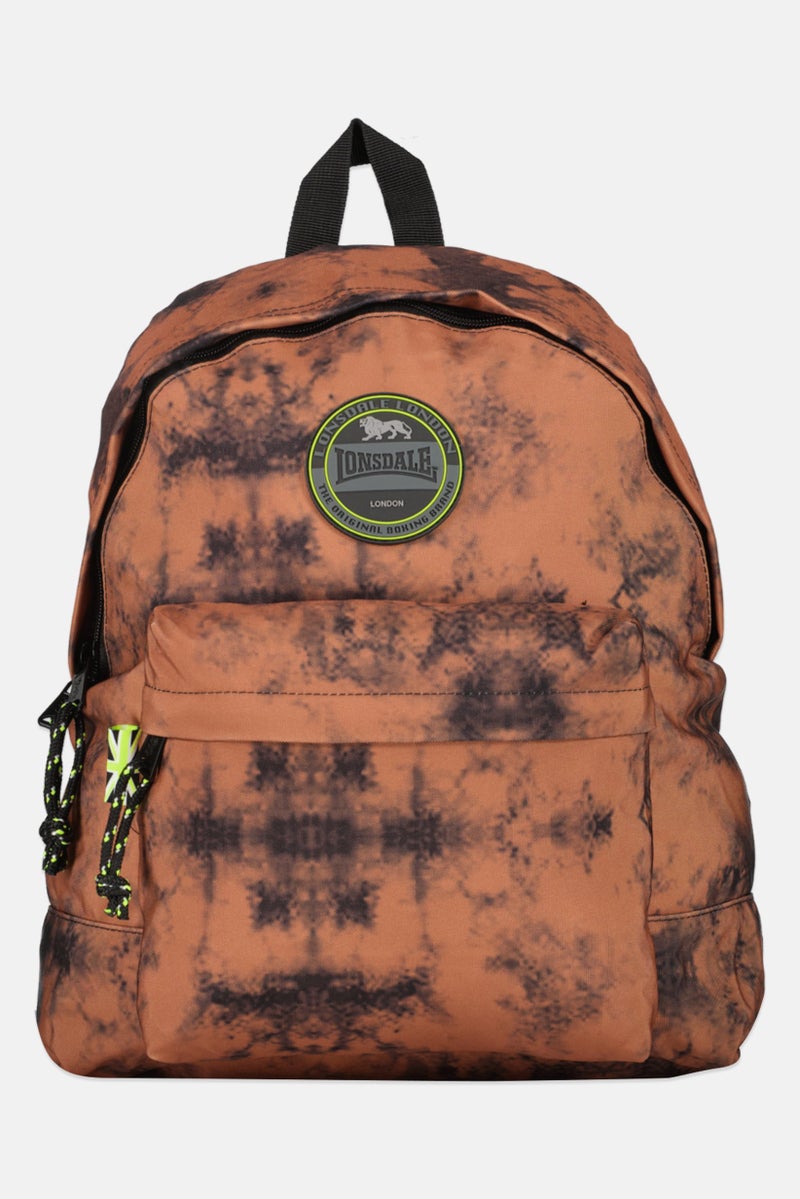 Lonsdale Kids Boy Brand Logo Backpack, Brown - Image 1