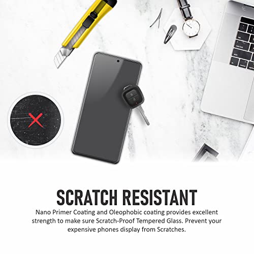 SupCares Tempered Glass for iQOO Neo 6, iQOO Neo 6 SE, iQOO 9 SE, iQOO 7 and iQOO 7 Legend (6.62 Inch) With Installation Kit | Military-Grade Gorilla Screen Protector | Edge to Edge Coverage | Black - Image 5