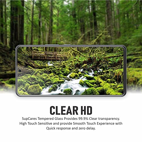 SupCares Tempered Glass for iQOO Neo 6, iQOO Neo 6 SE, iQOO 9 SE, iQOO 7 and iQOO 7 Legend (6.62 Inch) With Installation Kit | Military-Grade Gorilla Screen Protector | Edge to Edge Coverage | Black - Image 3