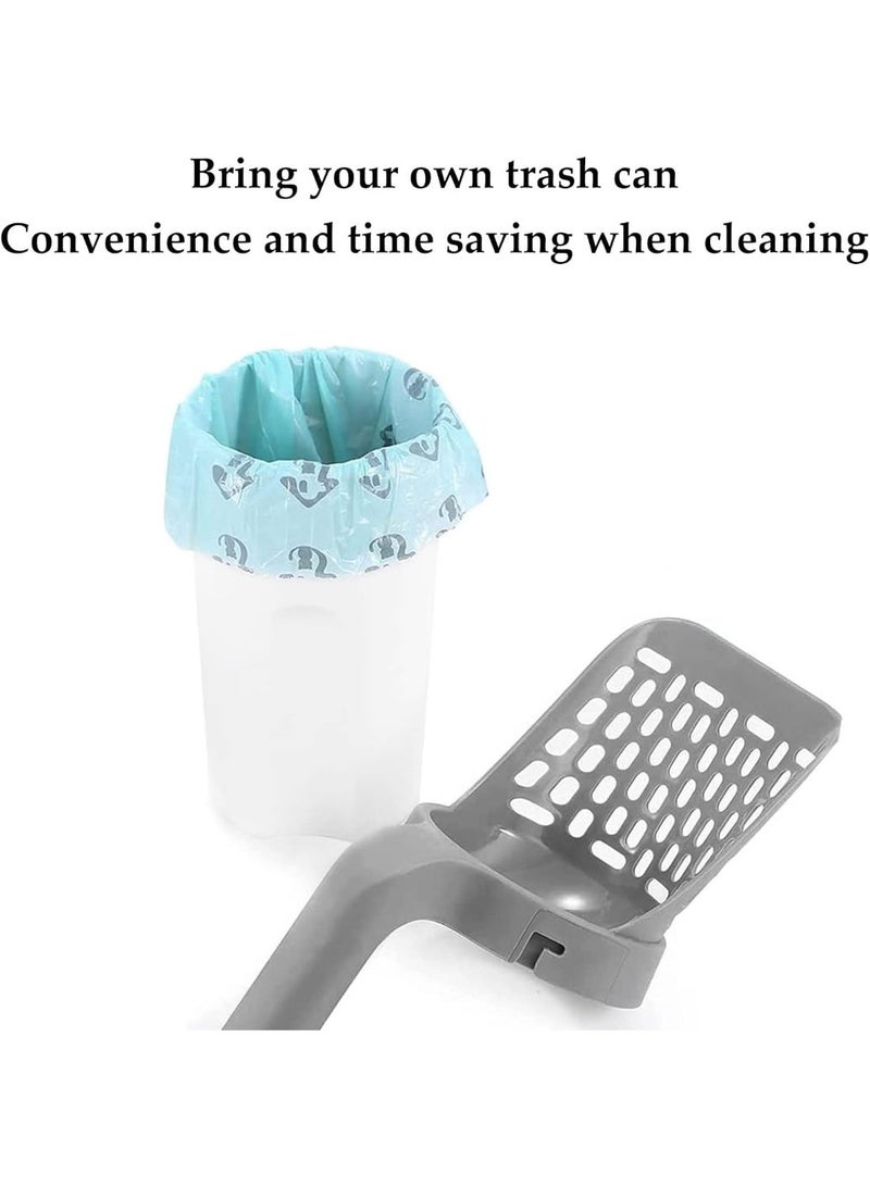 Cat Litter Scoop with Waste Bags, Portable Pooper Scooper Set, Large Capacity Deep Shovel, Detachable Holder Design for Easy Cat Litter Cleaning & Pet Waste Removal - Image 5