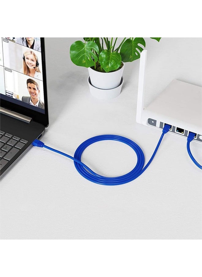 Cable Cat 6 Gigabit Ethernet High Speed RJ45 LAN Connection for Optimal Performance Blue 10M