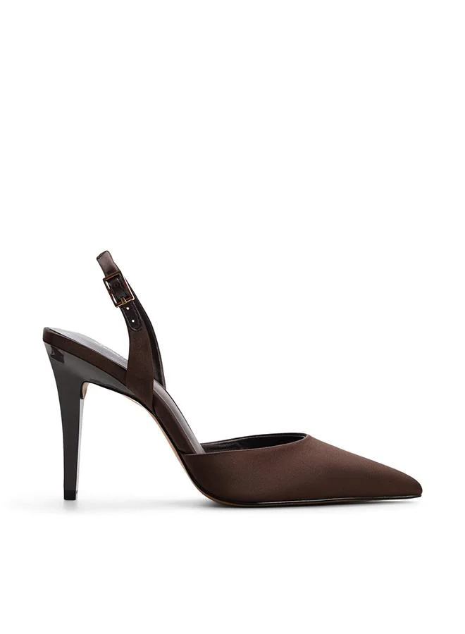 Call it Spring Demuree Ladies Brown Heeled Shoes