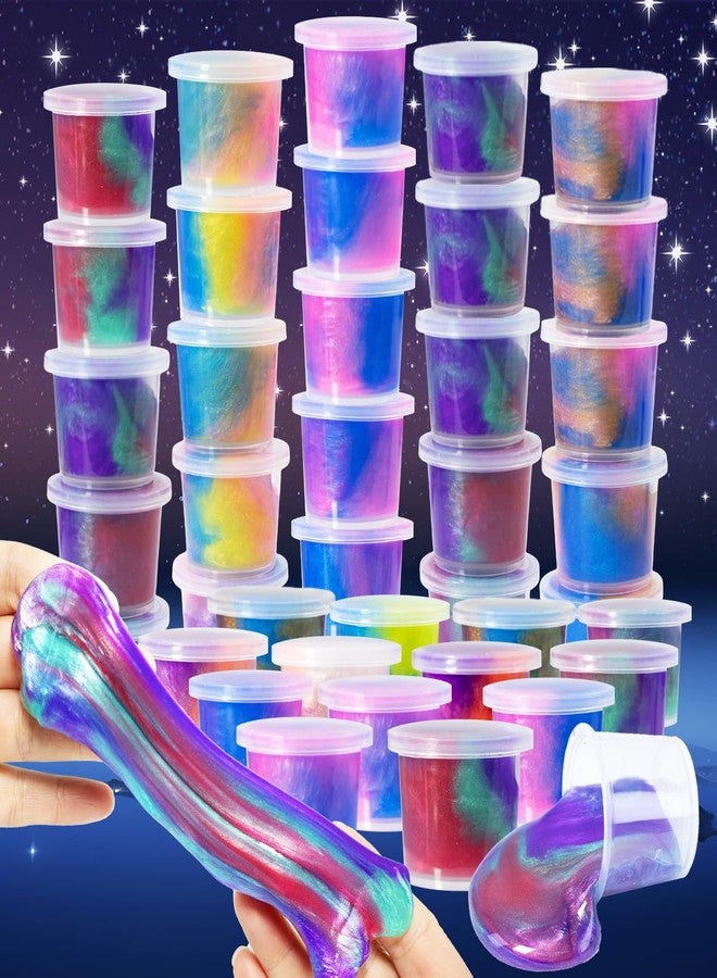 HPLTLKY 120 Pack Bulk Galaxy Slime Kit, Super Soft and Non-Sticky Slime,Colorful Slime Toys, Goodie Bag Stuffers, Birthday Party Supplies, Classroom Rewards, Stocking Stuffers for Boys & Girls - Image 4