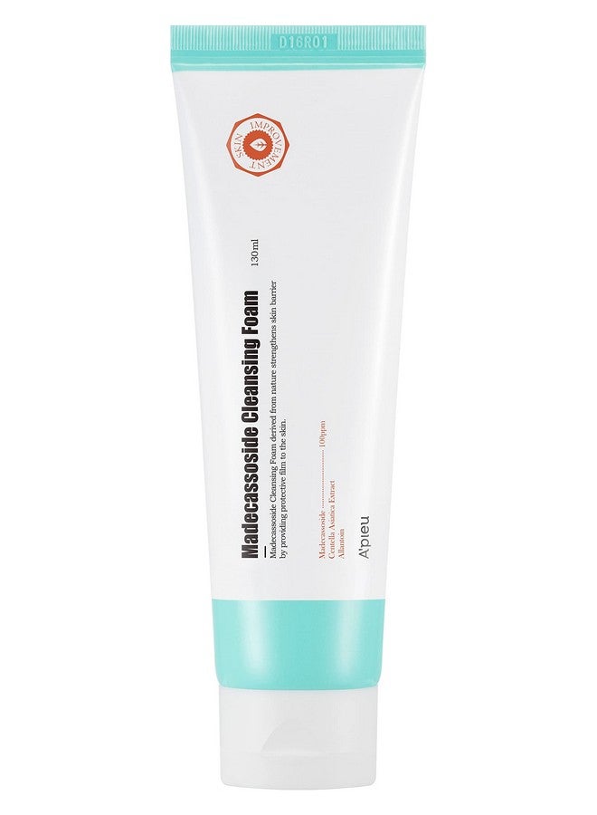 A'PIEU Madecassoside Cleansing Foam 4.39fl oz - Gentle Facial cleanser, Face Wash for dry, sensitive, and acne prone skin, K-BEAUTY