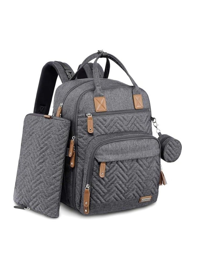 iniuniu Diaper Bag Backpack, iniuniu Large Unisex Baby Bags for Boys Girls… - Image 1