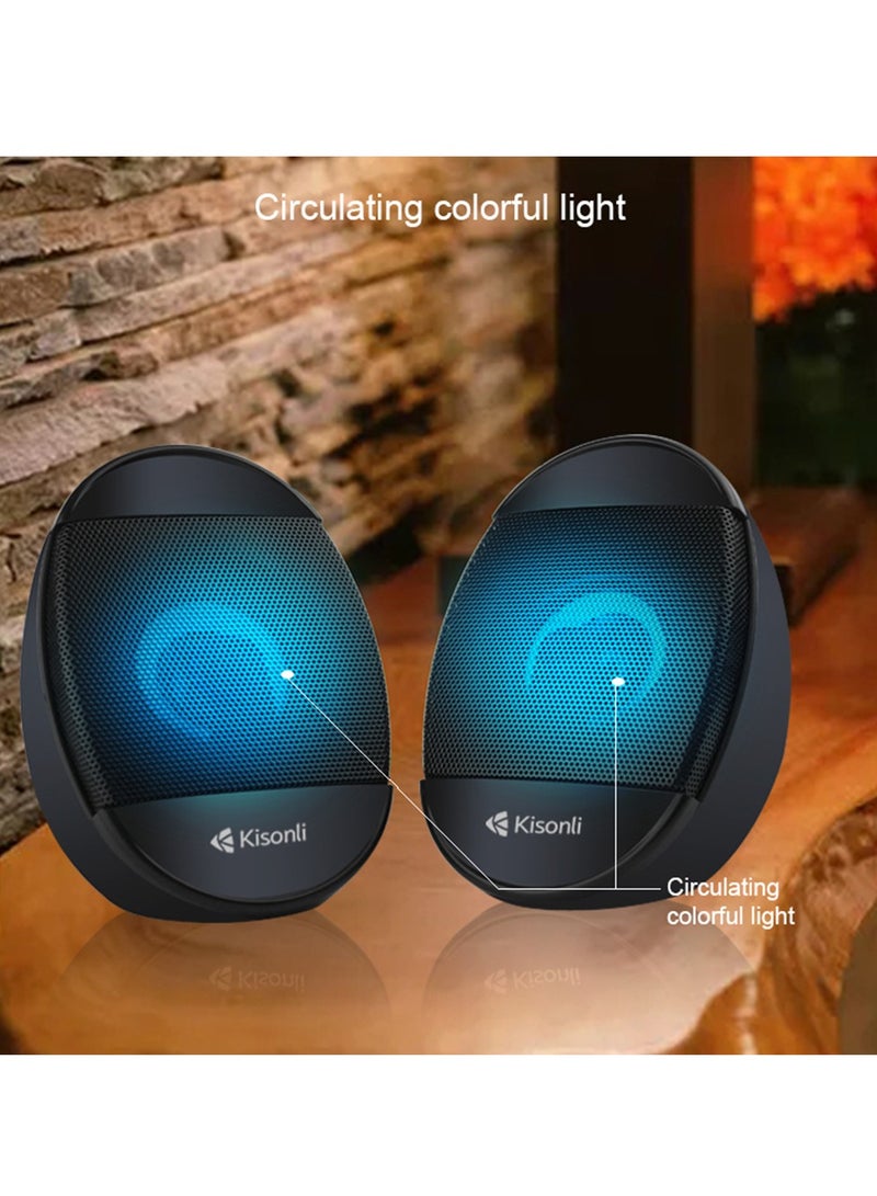 Kisonli Multimedia Mini LED Speaker L-7070 - Image 2