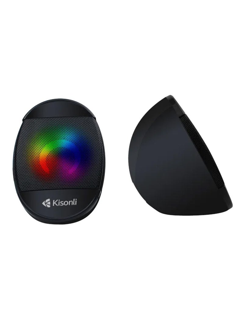 Kisonli Multimedia Mini LED Speaker L-7070 - Image 3