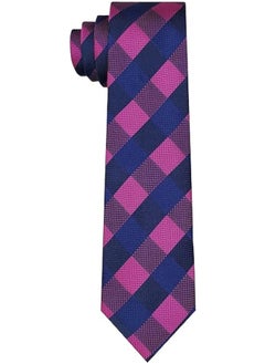 Multi Checks Pink & Navy - KMT148