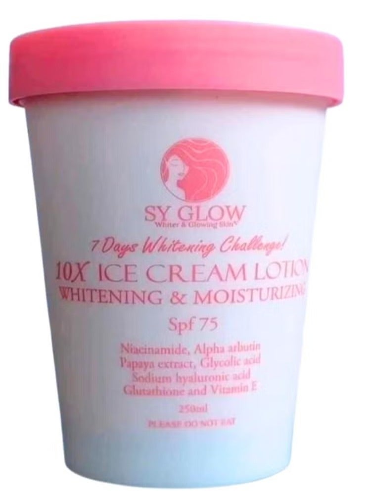 10X Ice Cream Body Lotion SPF 75 - 250ml