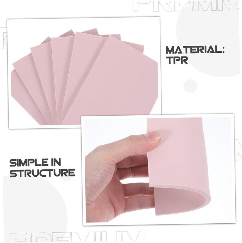 10pcs Rubber Carving Blocks for Stamp Making Convenient Rubber Brick Tools for Crafting and Colorfast for Engraving Art Projects for Beginners and Professionals - Image 4