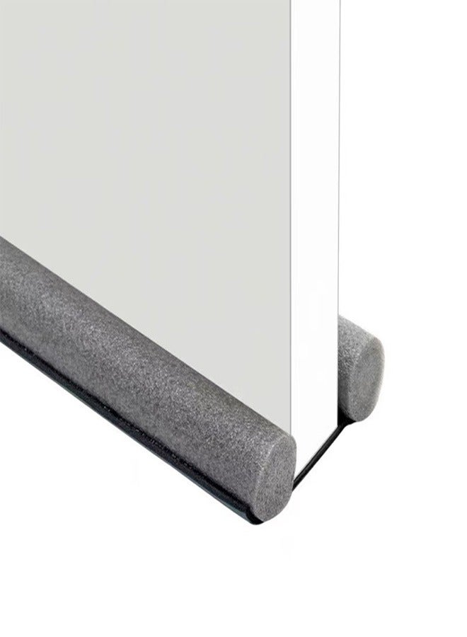 Door Bottom Seal Strip Stopper Weather Stripping Door Seal Blocks Dust Wind Light Noise Winter-Proof Sealing Strip Ideal for Keeping Out Cold Door Seal for Bedroom Kitchen Window Office(Grey)  - Image 1