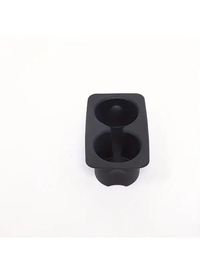 Black Silicone Cup Holder Sleeve for 2022 Ford Maverick Rear Beverage Organizer - Image 3