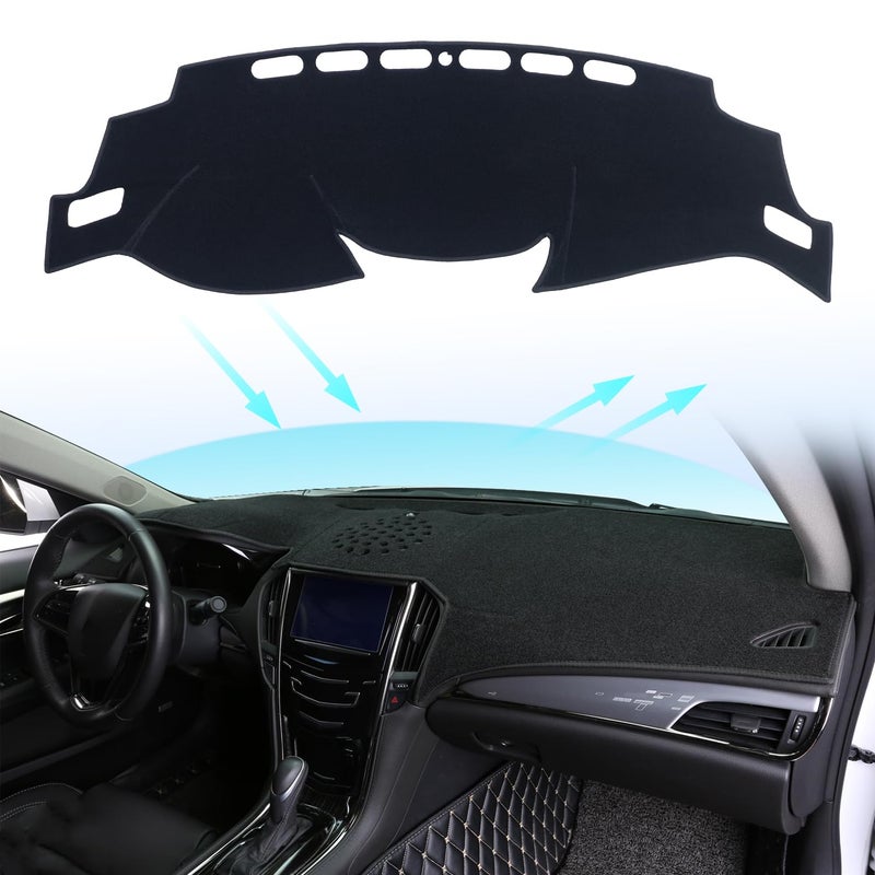 Dash Cover Mat for GMC SierraChevy Chevrolet Silverado 19992006 Dashboard Cover for GMC Yukon XLChevy Suburban Tahoe Avalanche 20002006 Dash Board Protector Mat Rogue 20142020 Black