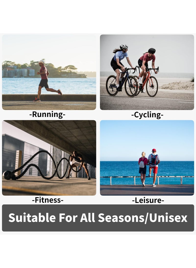 SYOSI 5PCS Athletic Ankle Socks for Men and Women - High-Performance Breathable, Non-Slip, Cushioned Sole Socks Ideal for Daily Wear and Intense Sports Activities (5 Colors, One Size) - Image 5