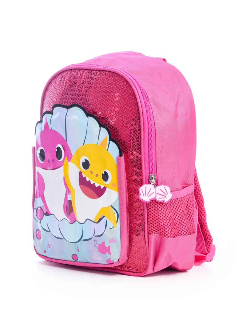 BABY SHARK School Bag - Backpack with Pencil Case