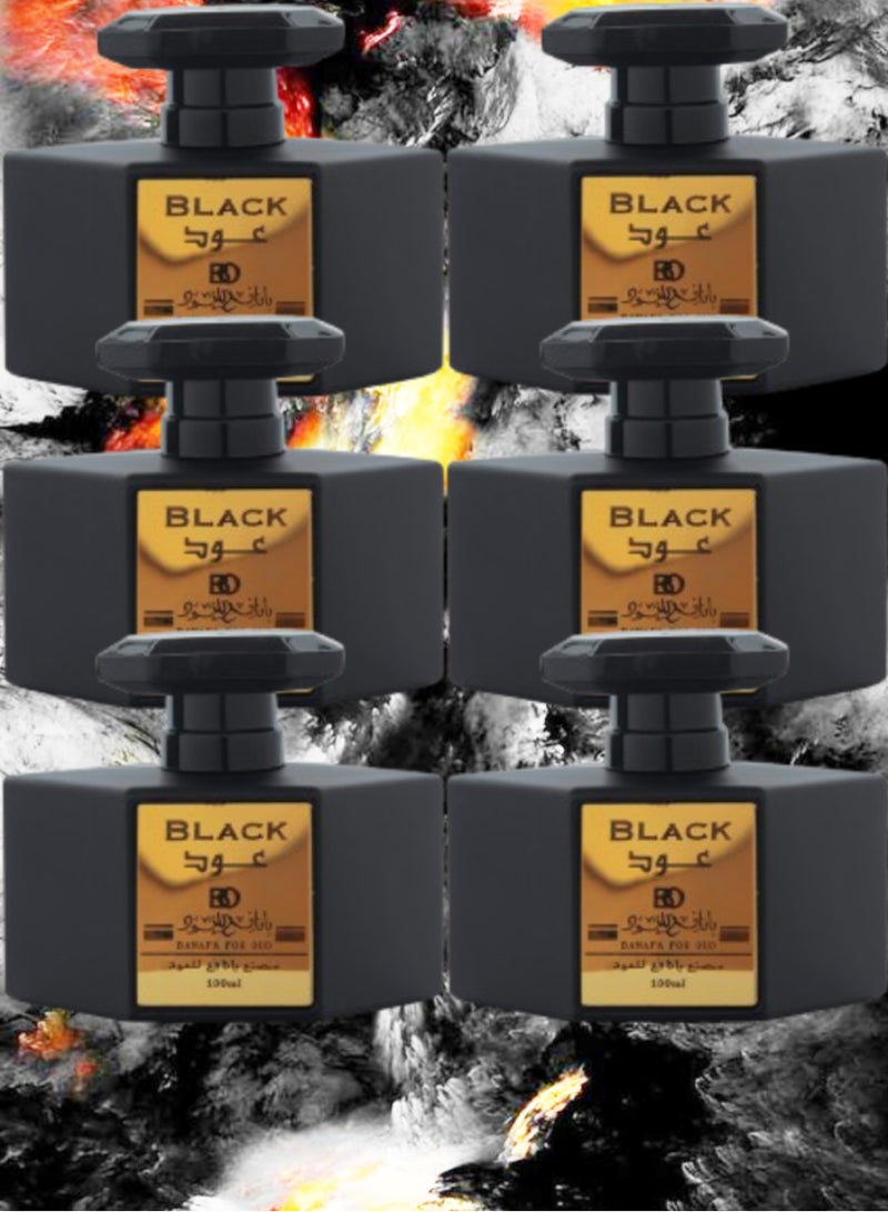 بانافع 6 قطع عطر بلاك عود بانافع 100 مل - Image 1