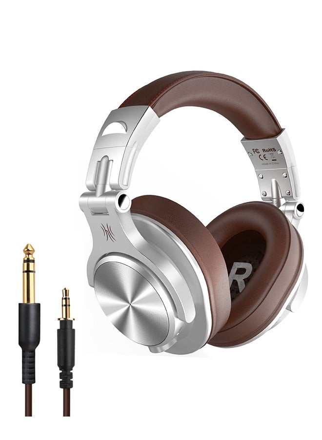 OneOdio A70 Bluetooth Over Ear Headphones Wireless Headphones Hi-Res 3.5mm/6.35mm Wired Audio Jack for Studio Monitor & Mixing DJ E-Guitar AMP Computer Laptop PC Tablet - Image 2