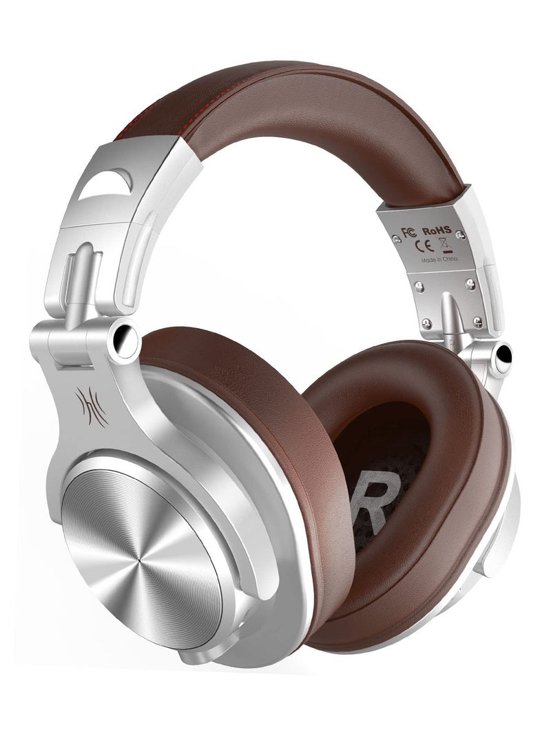 OneOdio A70 Bluetooth Over Ear Headphones Wireless Headphones Hi-Res 3.5mm/6.35mm Wired Audio Jack for Studio Monitor & Mixing DJ E-Guitar AMP Computer Laptop PC Tablet - Image 1