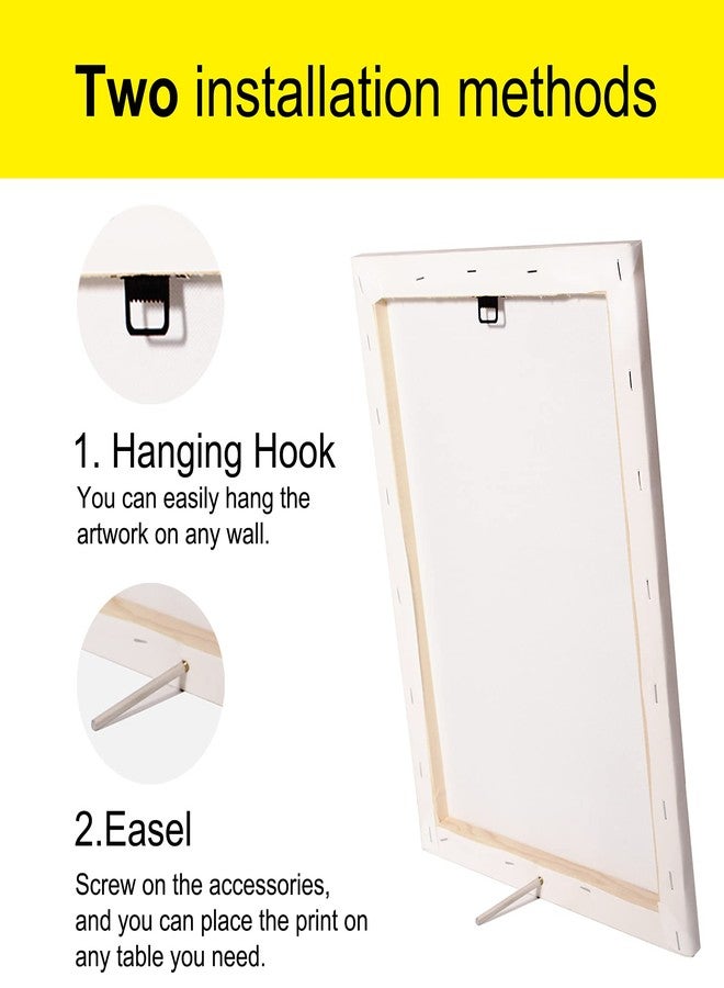 JerLoe لوحة جدارية قماشية ملهمة وتحفيزية، تحمل اقتباسًا يقول: "لقد تعلمت أن الناس لن ينسوا أبدًا كيف جعلتهم يشعرون"، مطبوعة على قماش، لوحة إيجابية لتزيين الجدران، مؤطرة، هدية، مقاس 12 × 15 بوصة - Image 3