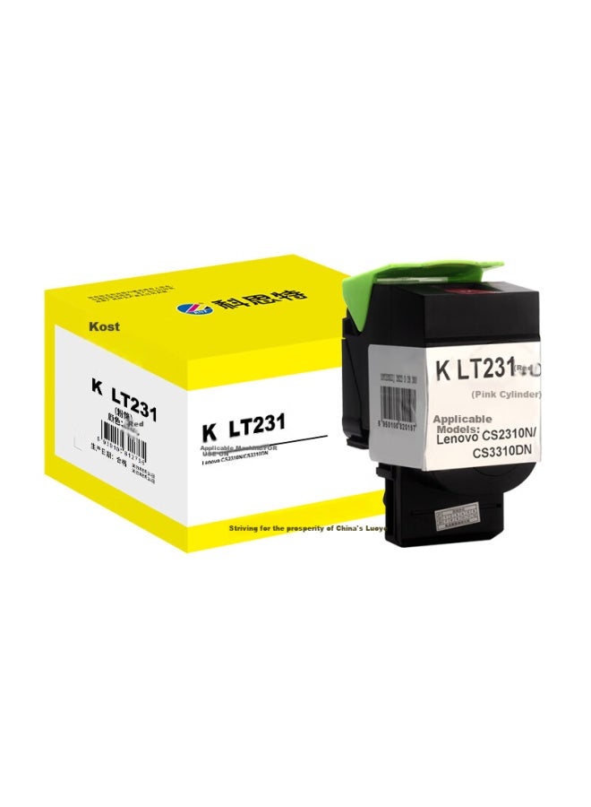 Kst K Lt231 Toner Cartridge Red (Compatible With Lenovo Cs2310N/Cs3310Dn) Print Yield 3000 Pages Professional Edition - Image 1