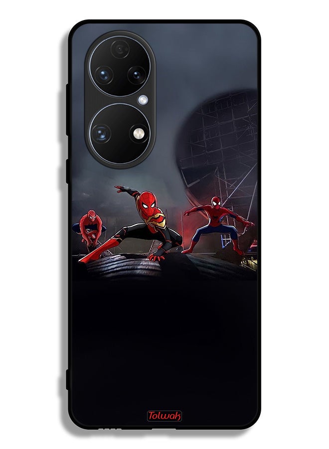 Tolwak Huawei P50E Protective Case Cover Three Spiders - Image 2