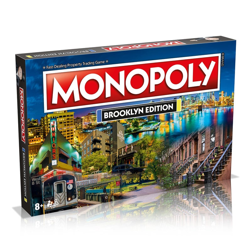 Top Trumps Monopoly Board Game Brooklyn Edition: 2-6 Players Family Board Games for Kids and Adults, Board Games for Kids 8 and up, for Kids and Adults, Ideal for Game Night - Image 1