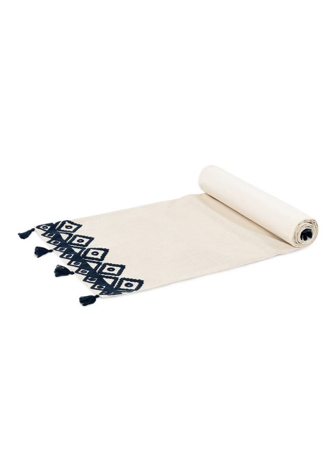 Yana Table Runner, Blue - 40X180 Cm - pzsku/Z61680659D76D61AF017BZ/45/_/1718169914/0f3c22f0-a745-4a58-89e3-d8f9558d69a2