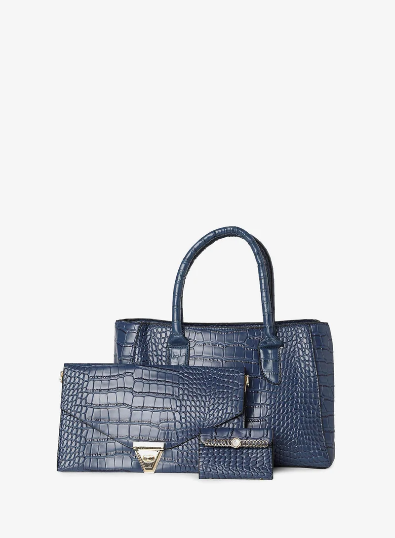 Haute Sauce  Azure Dark Blue Handbag for Women | Best Price UAE