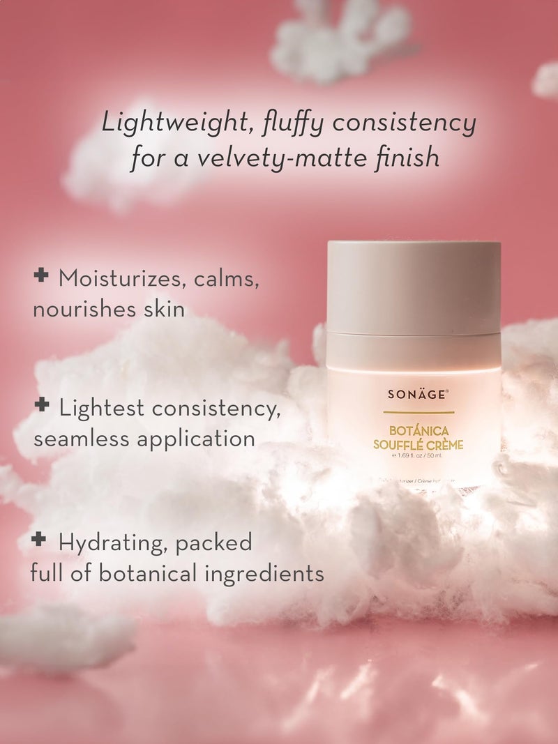 SONAGE Botanica Souffle Cream | Lightweight, Nourishing Daily Moisturizer | Improves Natural Hydration & Restores Skin Barrier - Image 2