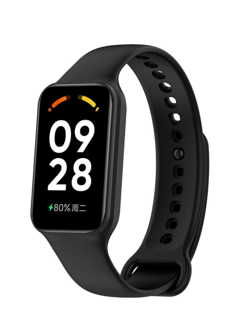 Strap for Xiaomi Smart Band 8 Active Bracelet Accessories Silicone Wristband Watchband Correa MiBand 8 Active Redmi Band 2 Strap - Image 1