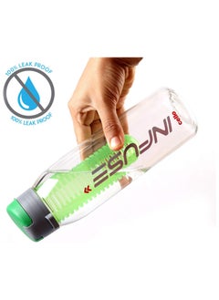 Cello Infuse Plastic Water Bottle, Detox Bottle with Infuser Chamber, 800ml, Orange  - Image 3