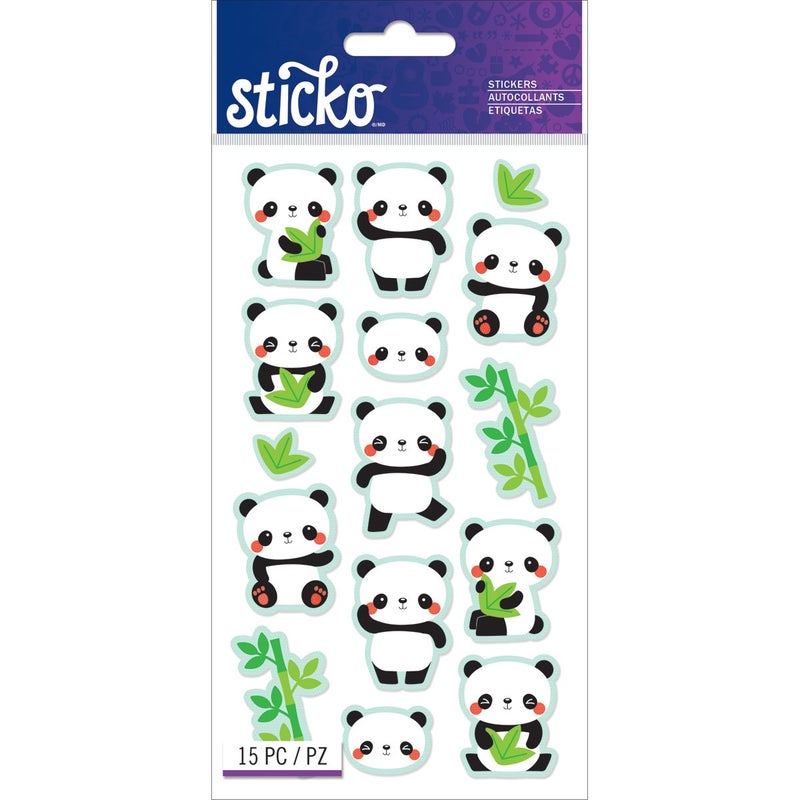 Sticko Sticker Themed-Rolly Polly Panda 52-01276, Other - Image 3