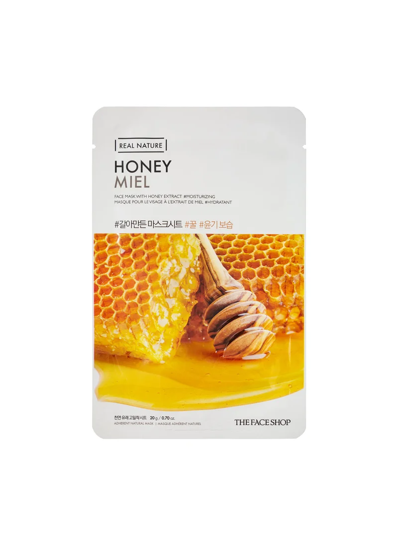 ذا فيس شوب THEFACESHOP REAL NATURE HONEY FACE MASK(GZ)