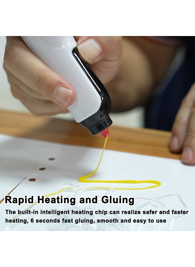 Generic Electric Hot Melt Glue Machine Portable Cordless Lithium Glue Extrusion Tool 7mm Gluestick Applicator  - Image 3