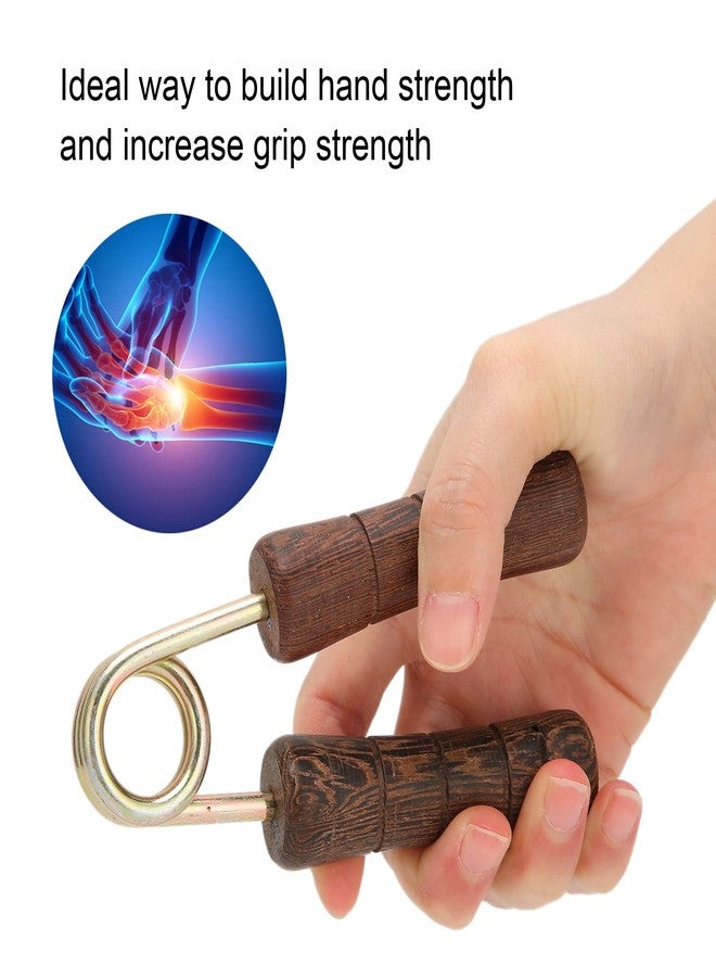 Agatige Hand Grip Strengthener, Wood Grip Strength Trainer Wrist Forearm Hand Exerciser Home Gym for Quickly Increasing Wrist Forearm and Finger Strength - Image 2